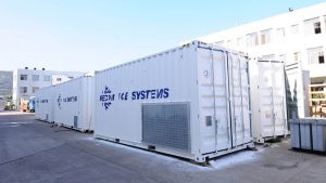 Containerized flake ice plant