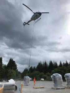 Nevis Mountain helicopter artificial snow machines